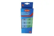 Dispensary & Clinic Items Surgical Basics Pill Box Weekly Pill Planner Removable (2 per day AM/PM) Small (16.8 x 7.2 x2.55cm)