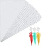 ChengFu 100pcs Disposable Small Piping Bags 8 inch, Mini Piping Bags, Pastry Piping Bags for Cream Frosting, Icing Bags for Cake and Dessert Decorations