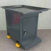 Universal Milling Machine Stand with Locking Cabinet & Swarf Tray