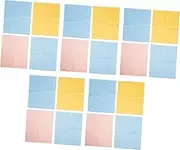 Vaguelly 20Pcs Microfiber Piano Cleaning Cloths Instrument Wiping Cloths for Dust Removal Random Colors Reusable and Lint for Guitars Violins and More Random Color