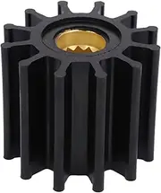 Outboard Water Pumps Impeller, Efficient Cooling Pump Kit with 12 Blades and 12 Teeth with Advanced Technology for Gas Sterndrive