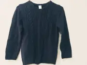 NWT Gymboree Boys VNeck Blue Pullover Sweater Holiday Christmas M (7-8)