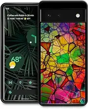 [CARLOCA] Compatible with Google Pixel 6 Case,Colorful Squares Pattern Design for Girl Boy Shockproof Anti-Scratch Case for Google Pixel 6