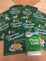 Vintage KVP Pressing Parchment Paper for Steam Pressing with any Iron Lot 9 +