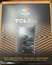 Boost Mobile Only TCL 20 XE 6.52" 32GB Brand New Sealed