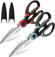 Kitchen Shears Kitchen Scissors Heavy Duty Meat Scissors Poultry Shears Dishwash