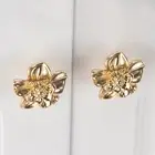 Hardware Pull Knob Flower Leaf Handle for Dresser Drawer Wardrobe Heavy Duty