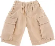Generic 1/12 Scale Men Figure Short Cargo Pants Mini Clothing Leisure Miniature Outfits Doll Clothes for 6in Dress Up Action Figures Accessory, Khaki