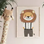 [Namly Design] Poster - Adorable Lion Character