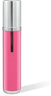 AsaNana Perfume Atomiser, Refillable & Travel Size Perfume Bottle, Leaking Proof,Bottom Pump without Funnel, Luxurious Small women and men, 5ml (H-Pink)