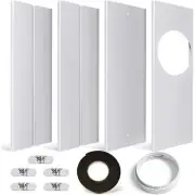 Portable Air Conditioner Window Kit with Coupler Adjustable for AC Unit