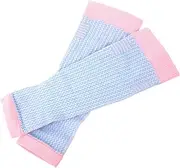 [VALICLUD] Elastic Yoga Sports Calf Sleeves 1 Pair Compression Socks for Men Leg Sleeves Basketball Random