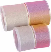 MUSISALY 4pcs Gradient Color Chiffon Ribbons DIY Hair Accessories present Wrap Decoration for Festival Projects Creative Crafts