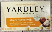Yardley London Shea Buttermilk Bar Soap - New 4oz