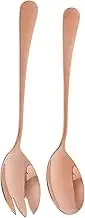 ABOOFAN 1 Set Stylish Stainless Steel Salad Utensils Set Fork and Spoon for Dining Elegant Design for Home Restaurant and Events User Friendly and for Salad Serving