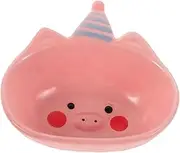 COLLBATH Cute Pig Cartoon Bowl Condiment Dish for Sauces and Snacks Adorable Design for Easy to Clean and Versatile Tableware for Festive Occasions