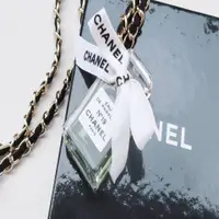 在飛比找PopChill優惠-[二手] Chanel vintage香奈兒復古經典金黑穿皮