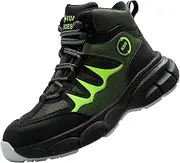 [SDEQA] Safety Trainers Men Womens Steel Toe Cap Boots Lightweight Comfortable Work Trainers Non Slip & Breathable Cushioning Industry Footwear