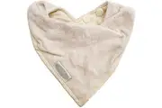 Silly Billyz: Towel Bandana Bib - White Sand