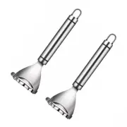 2pcs Corn Cob Peeler Stainless Steel Thresher Kitchen Cutter Tool