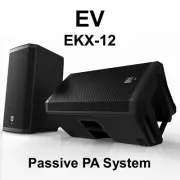 EV EKX-12 Passive Lightweight 12" PA Speaker System Pair