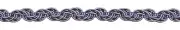 Brown Ice Blue 1/2" Gimp Braid Trim Mocha Ice [By The Yard]