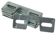MKS Toe Clip Spacers, 8-Pack with Bolts & Nuts, 1mm Steel