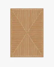 120' x 185' | Machine Washable Runner Rug | Kid & Pet Friendly | Indoor Rug | Jonathan Adler Inkdrop Copper Rug | Ruggable