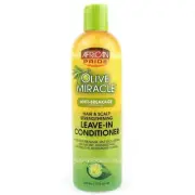 African Pride Olive Miracle Leave-in Conditioner, 12 Ounce