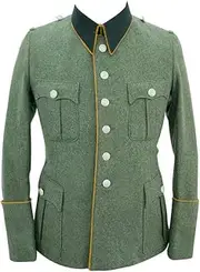 [militaryharbor] WW2 WWII German M41 Officer Cavalry/Recon Field Grey Wool Tunic