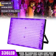 300W LED UV Floodlight Stage Light Violet light Ambient Light Party Decor 110V