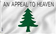 ANLEY Fly Breeze 3x5 Foot an Appeal to Heaven Flag - Vivid Color and UV Fade Resistant - Canvas Header and Double Stitched - Pine Tree Flags Polyester with Brass Grommets 3 X 5 Ft