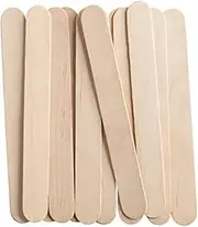 [100 Count] 3.6 Inch Wooden Multi-Purpose Popsicle Sticks, Craft, Ice Cream, Wax, Waxing, Tongue Depressor Wood Sticks Easy to Use