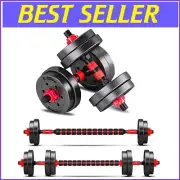 Compact Home Gym Adjustable Weights - 30 lbs Dumbbell Set with Ergonomic Design