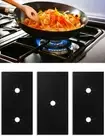 Universal Gas Stove Protectors Reusable Gas Stove Burner Covers 5 Hooks ⛳