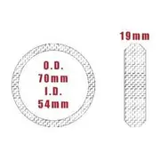 Aunger 10pk Exhaust Gasket 54Mm Wiremesh -Mica Gasket - UNG011W-10