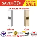 Artiss 185cm Bathroom Cabinet Tallboy Furniture Toilet Storage Laundry Cupboard