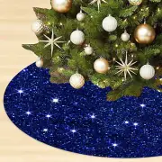 Blue Tree Skirt 21 Inches Velvet Tree Skirt Sequin Christmas Tree Skirt Royal...