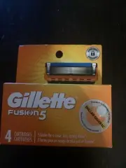 Gillette Fusion 5 Blade Refills (Pack of 4 Pieces)