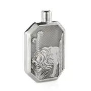 ROYAL SELANGOR COLLECTABLE PEWTER LION HIP FLASK LARGE 150ML**NEW**