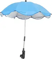 KOCKSHION Stroller Umbrella for Clip Sun Shade Water Resistant Canopy for Strollers and Wheelchairs Easy Setup Durable for Coating