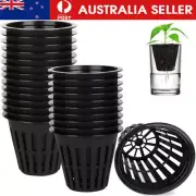 10-100x Hydroponics Plant Grow Net Cup Mesh Pot Basket Mesh Aeroponic Aquaponic
