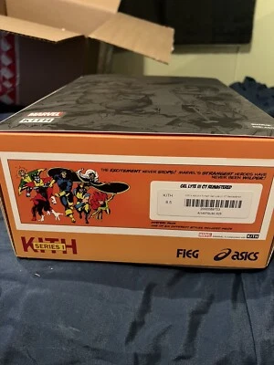 Kith Marvel ASICS Gambit Shoes Size 8.5 SDCC No Card! Shoes Only. Brand New!