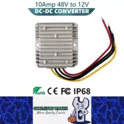 10Amp Heavy Duty Waterproof (30-60v) 48v - 12v Reducer Stepdown 48v to 12v 10A