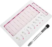 TEHAUX Behavior Chart Children's Diy Chart Multi-functional Plastic Material Self-discipline