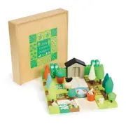67pc Tender Leaf Toys 30cm Little Garden Designer Wooden Toy Set w/ Box Kids 3y+