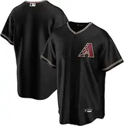 Outerstuff Arizona Diamondbacks Black Blank Infants Toddler Cool Base Alternate Team Jersey