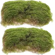 CANIGHT 2pcs Artificial Turf Decorative Moss Mat Lifelike Fake Grass for Landscaping Durable Lawn Decor for Decoration