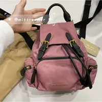 在飛比找蝦皮購物優惠-Burberry The Rucksack 軍旅小尺寸後揹包