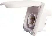 Modification Accessories Charging Socket Plug 32A Waterproof Charging Socket External Power RV Parts and Accessories(32A B Socket)